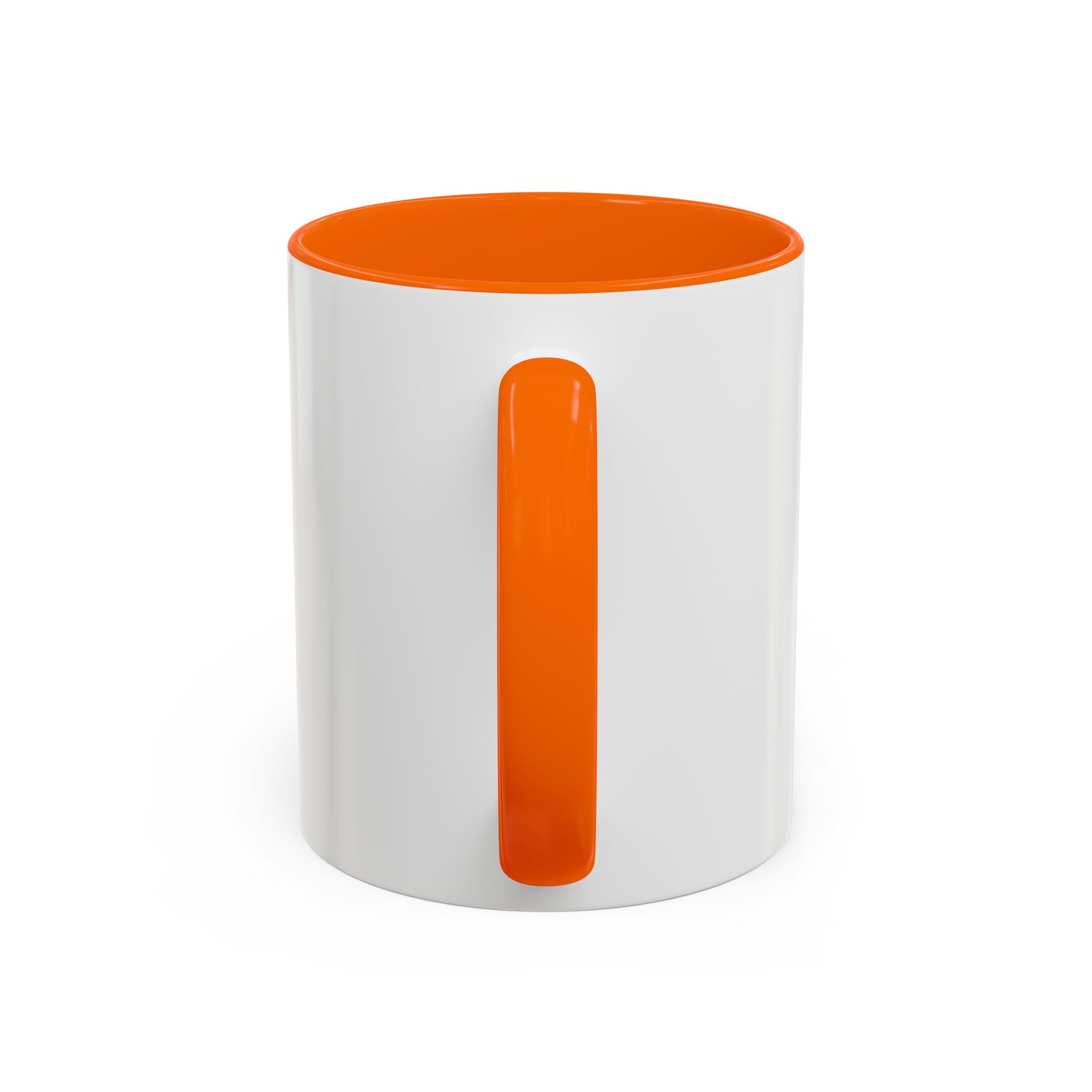 Taza de café con asa e interior de color (11, 15 oz)