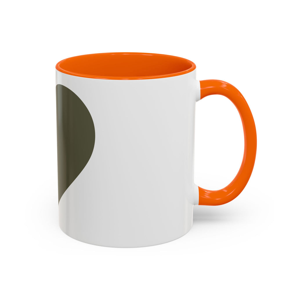 Taza de café con asa e interior de color (11, 15 oz)