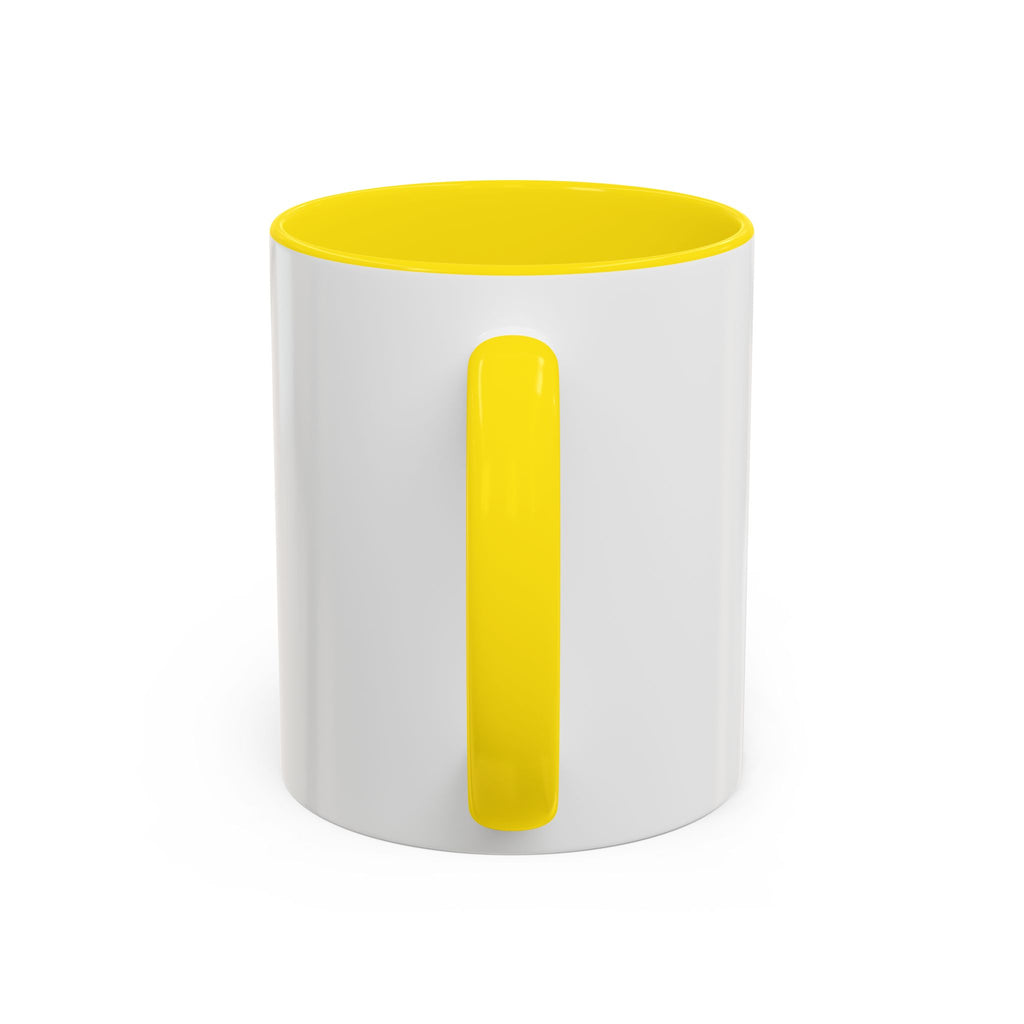 Taza de café con asa e interior de color (11, 15 oz)