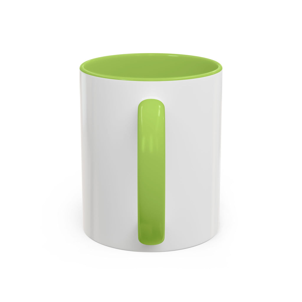 Taza de café con asa e interior de color (11, 15 oz)