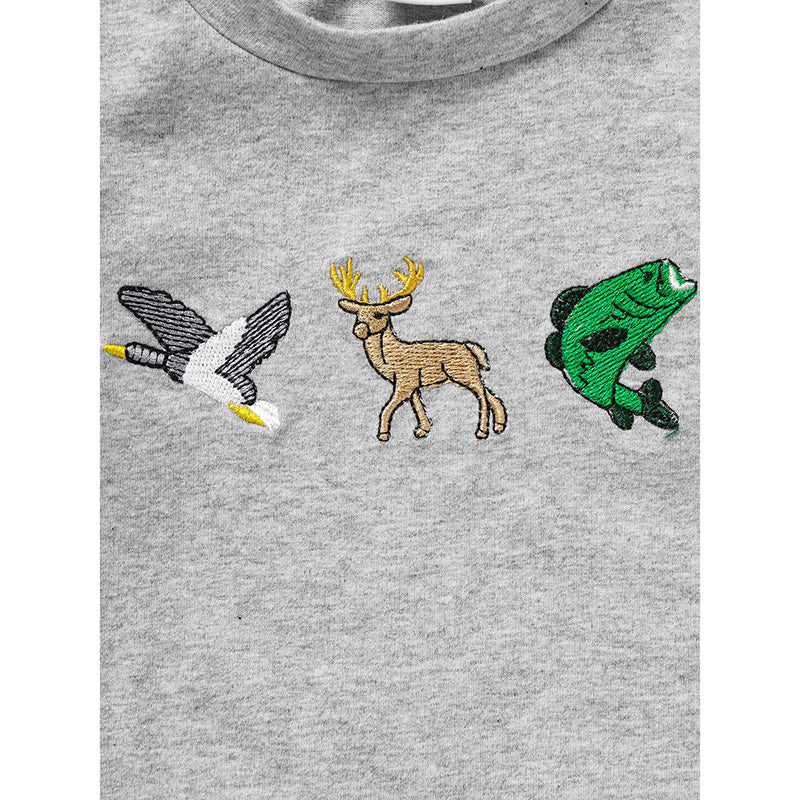 Conjuntos de ropa para bebé recién nacido niño, manga larga, estampado animal, pelele y gorro, 2 piezas, conjunto de ropa de otoño e invierno