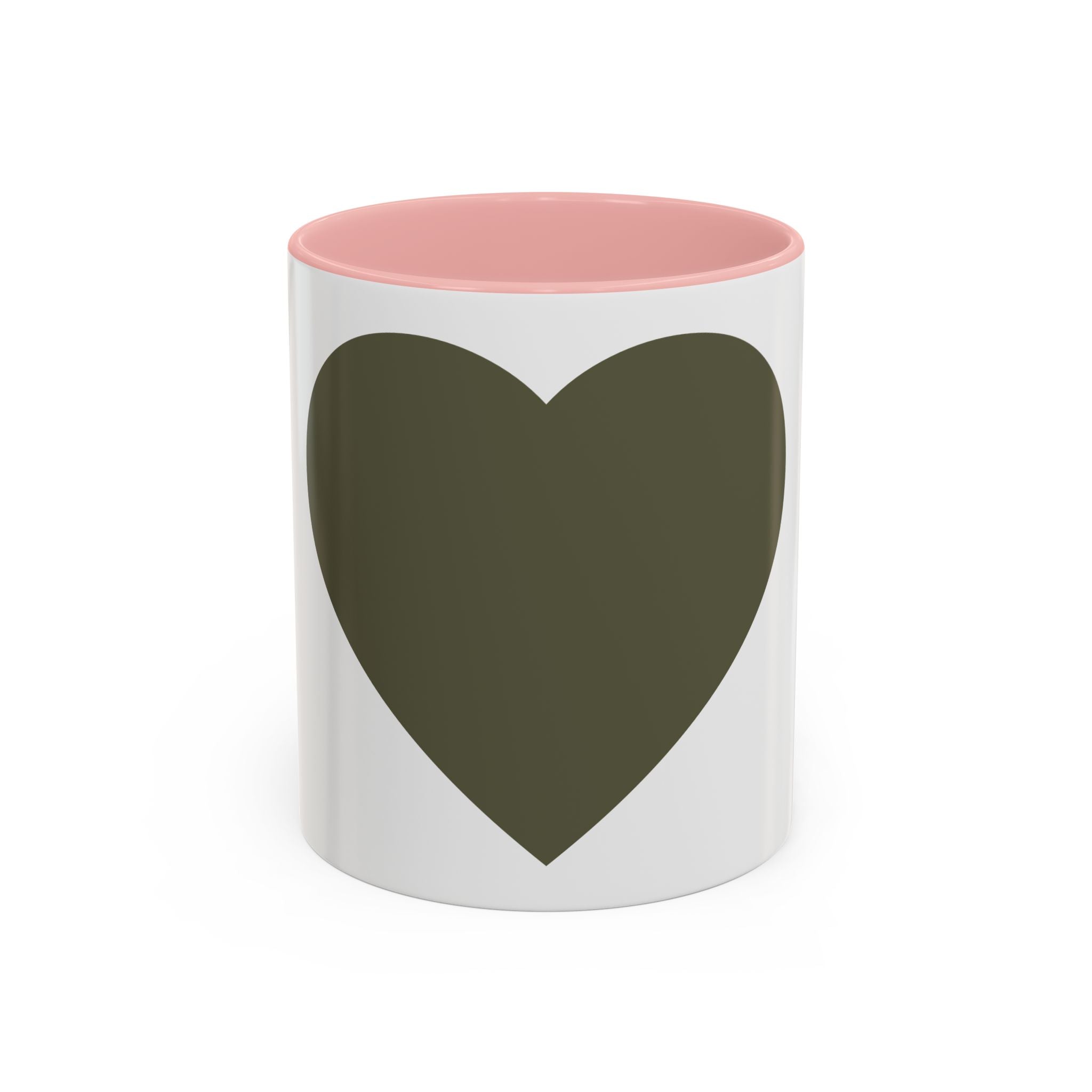 Taza de café con asa e interior de color (11, 15 oz)