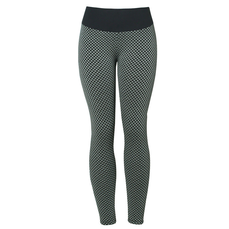 Leggings a Cuadros Pantalones de Yoga Deportivos Leggings de Gimnasio Transpirables sin Costuras de Cintura Alta para Mujer