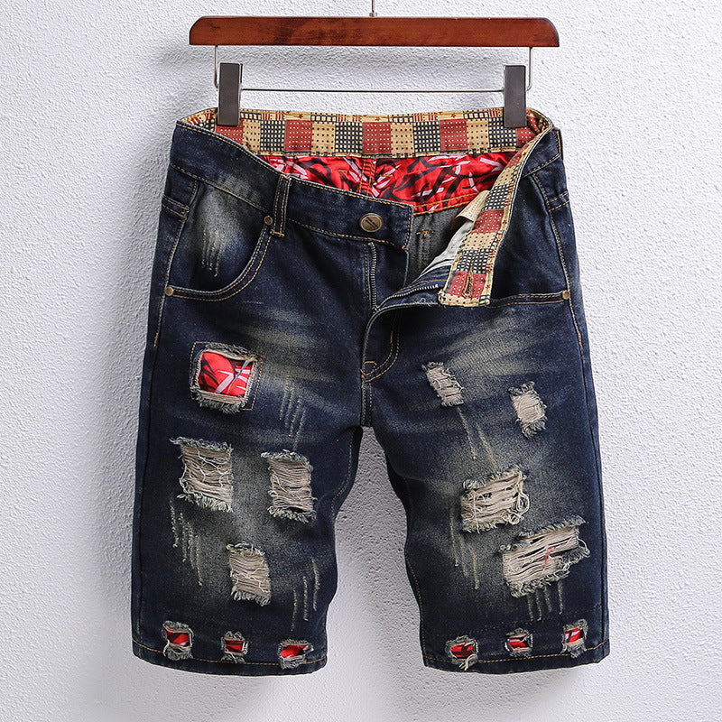 Pantalones cortos de retazos modernos y con estilo