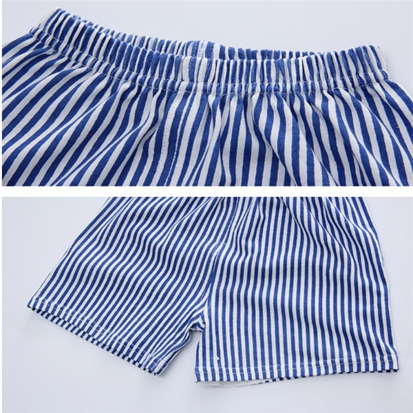 Ropa de bebé de dibujos animados para niño, ropa de verano, camiseta, conjuntos de ropa casual para niña