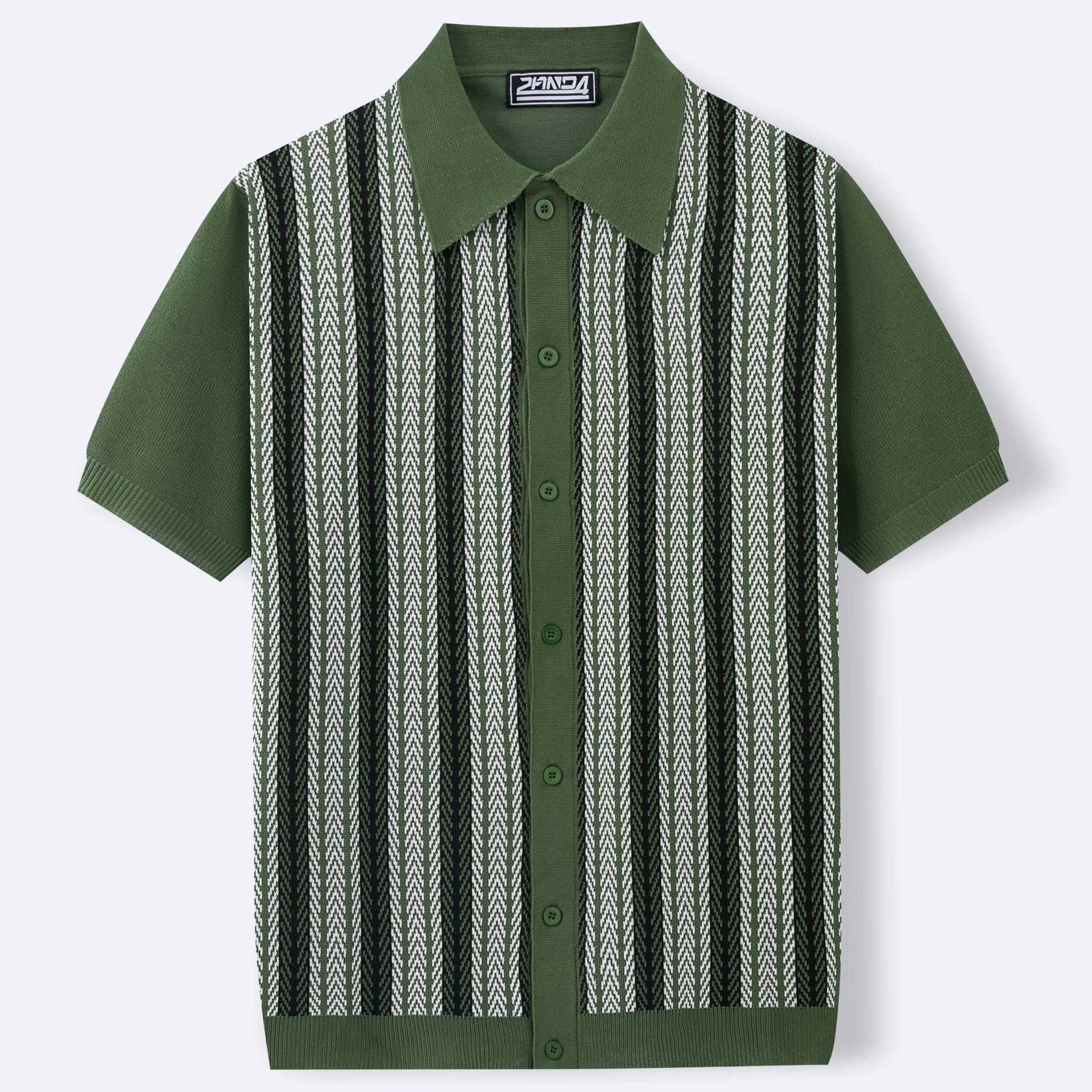 Suéter Jacquard Rayado Informal para Hombre