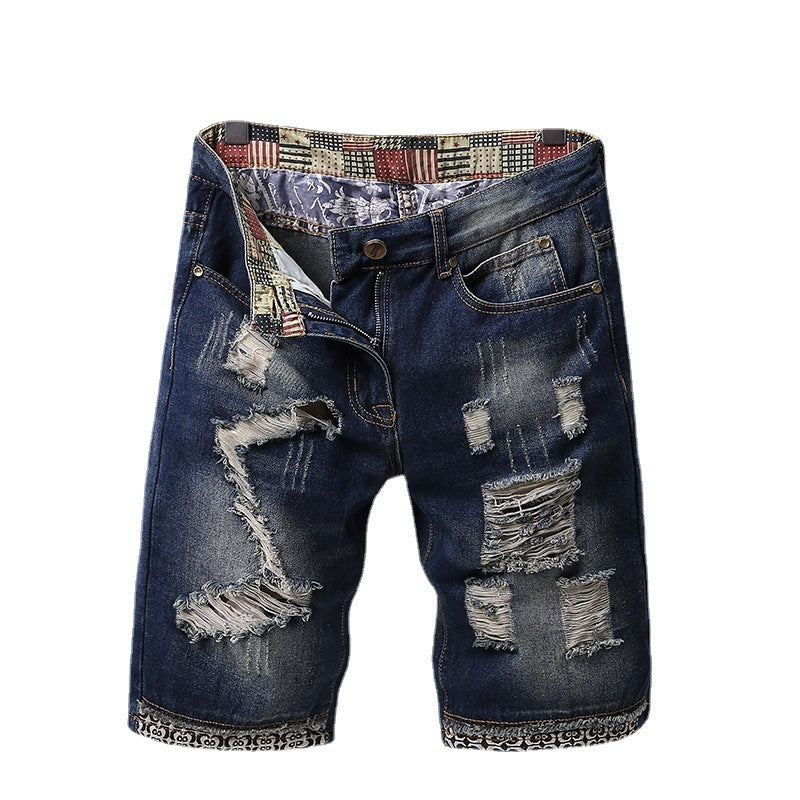 Pantalones cortos de retazos modernos y con estilo