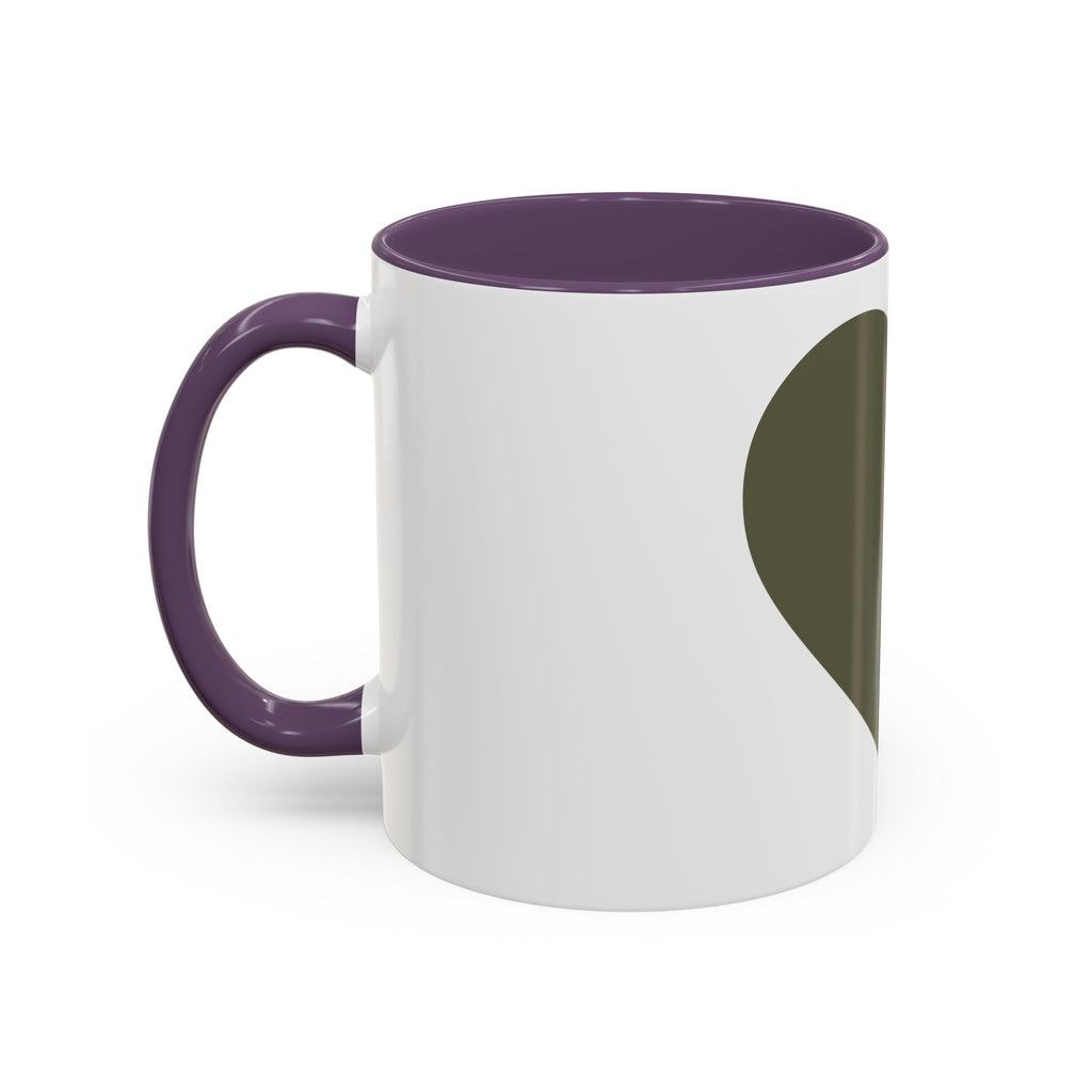 Taza de café con asa e interior de color (11, 15 oz)