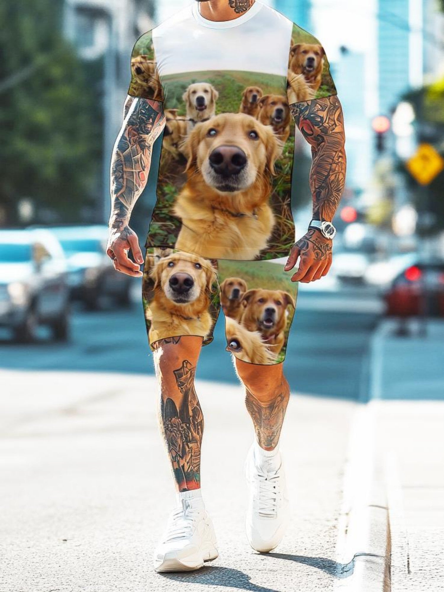 Traje deportivo informal para hombre