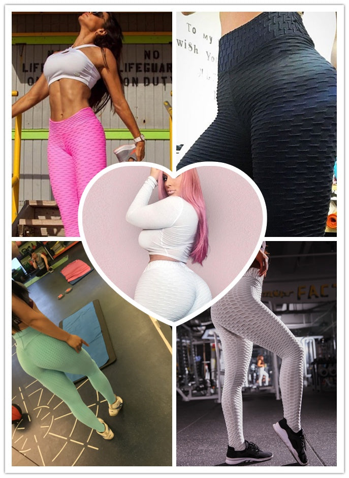 Mallas anticelulíticas push-up fruncidas sin bolsillo