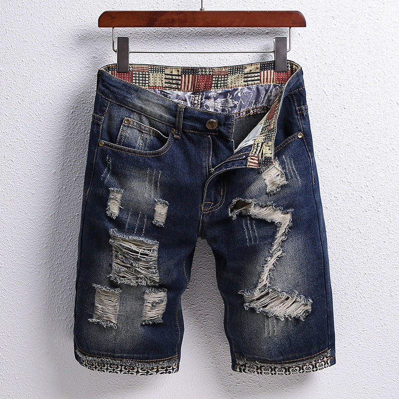 Pantalones cortos de retazos modernos y con estilo