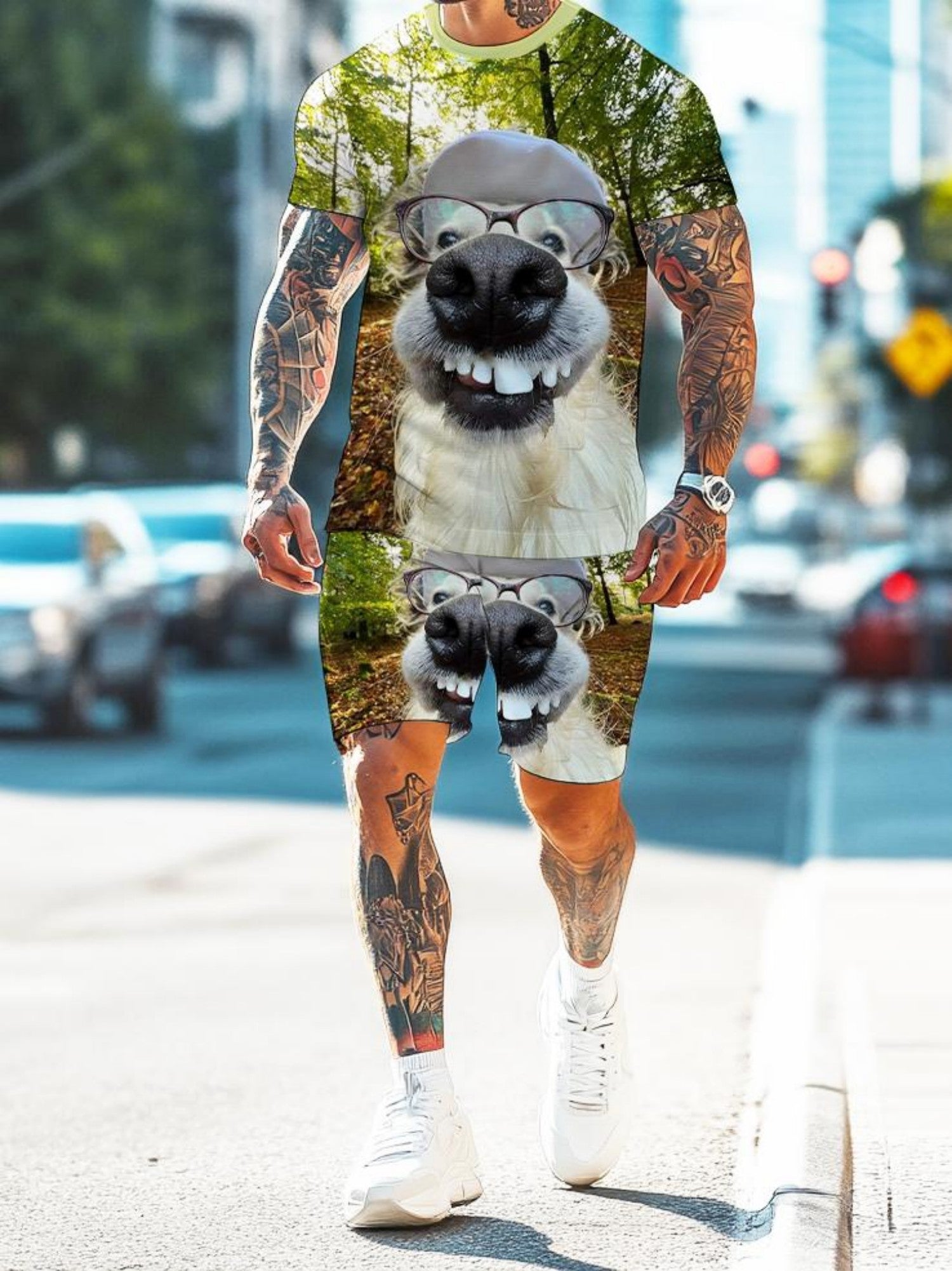 Traje deportivo informal para hombre