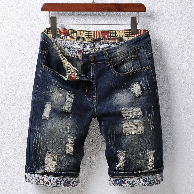 Pantalones cortos de retazos modernos y con estilo