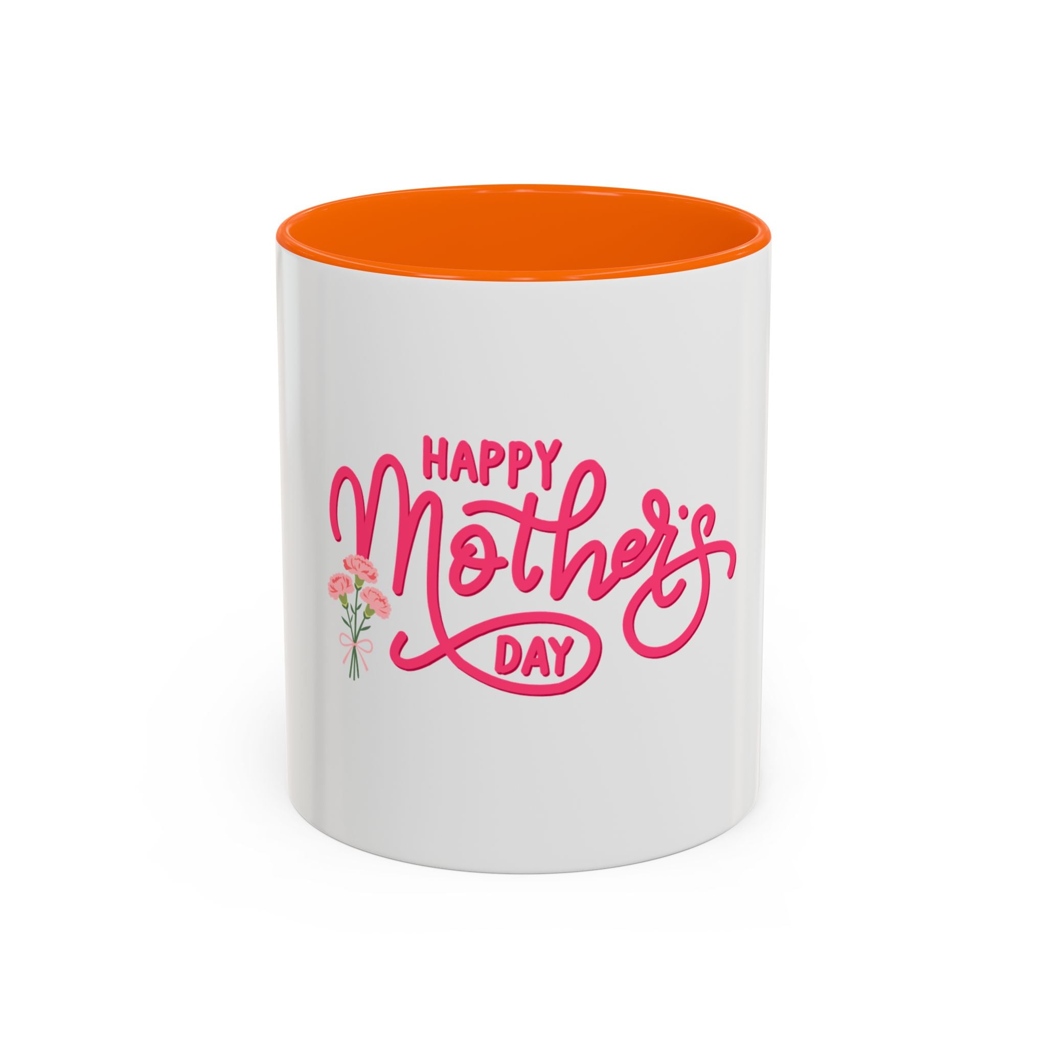 Taza de café "Feliz Día de la Madre" – Regalo floral para el Día de la Madre (11/15 oz)