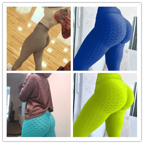 Mallas anticelulíticas push-up fruncidas sin bolsillo