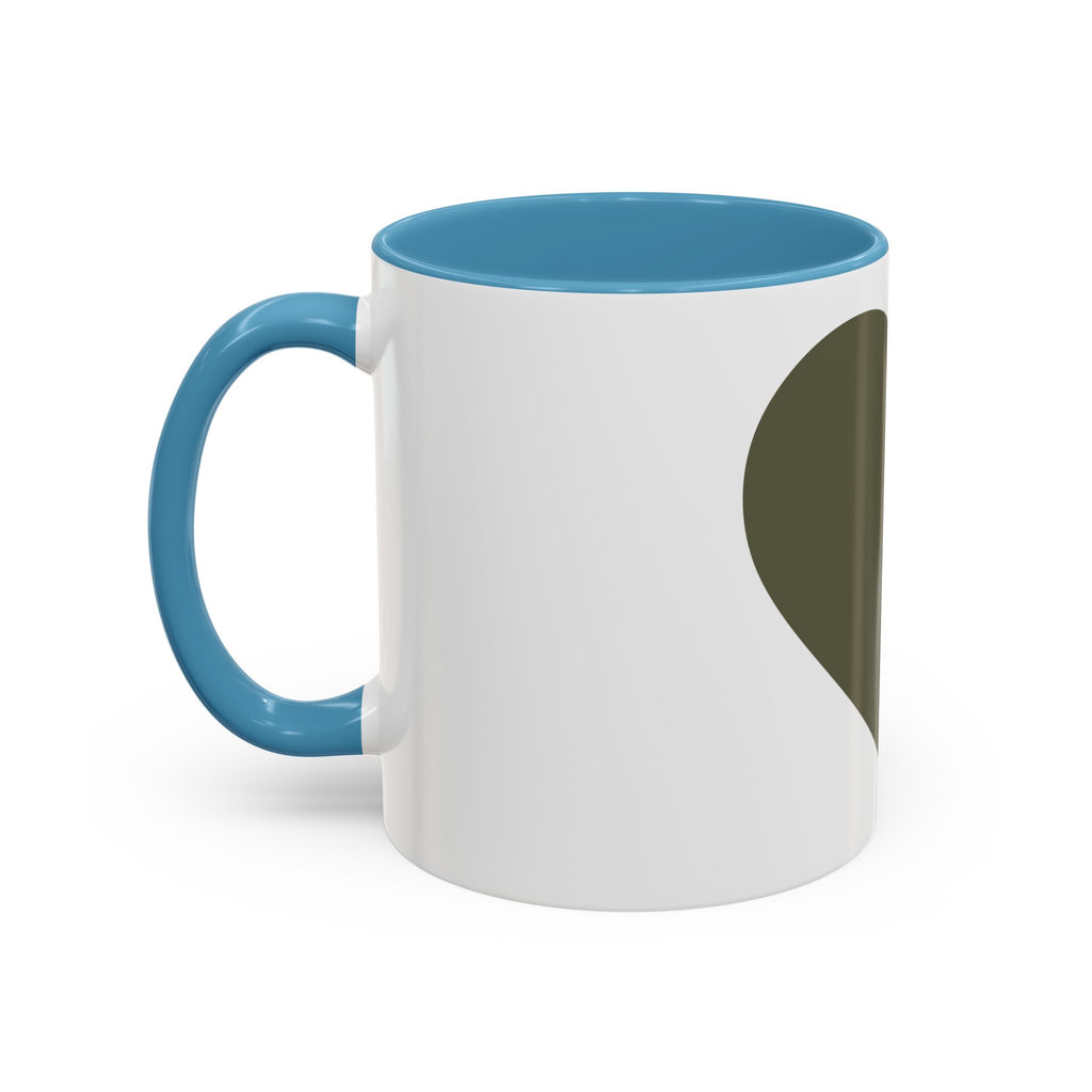 Taza de café con asa e interior de color (11, 15 oz)