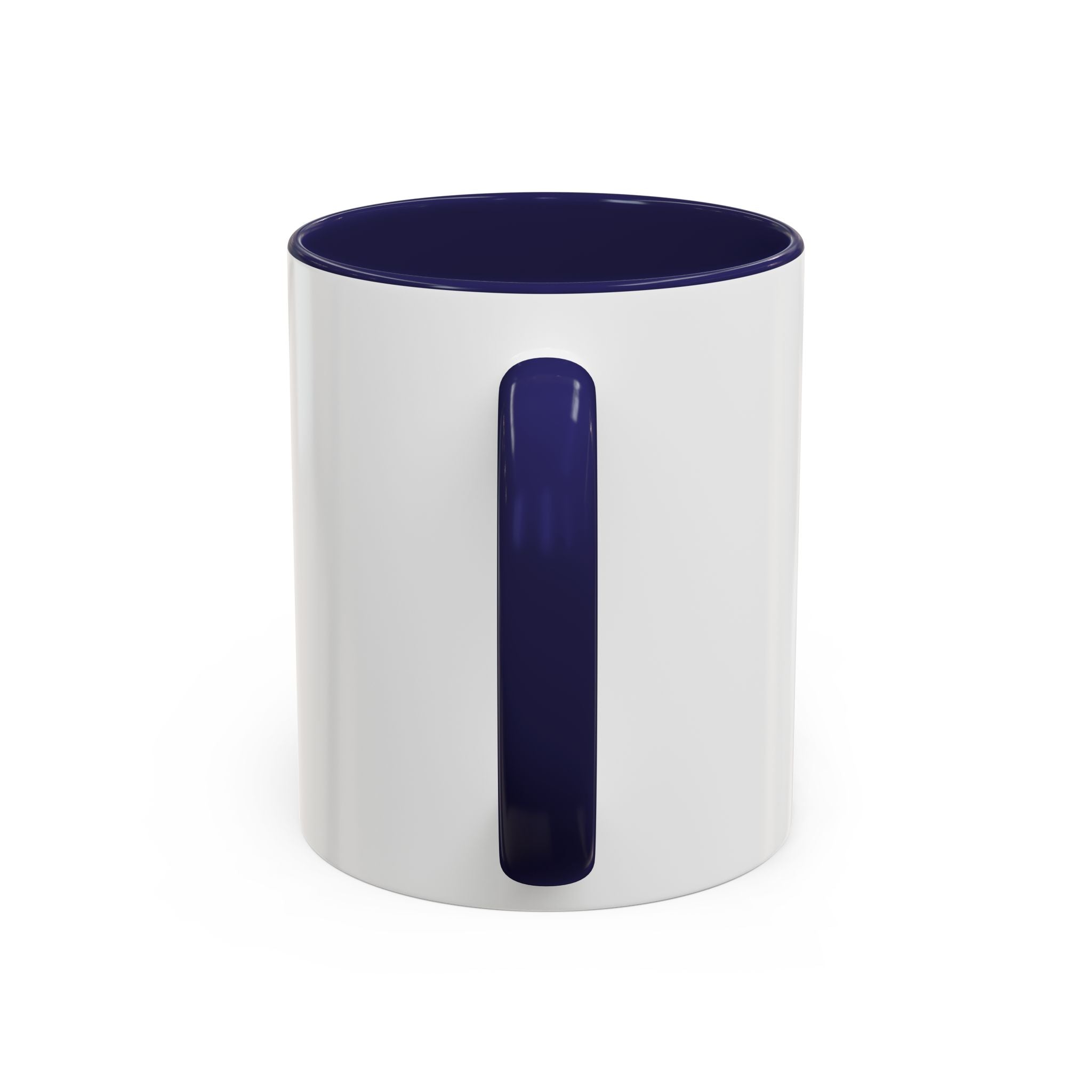 Taza de café con asa e interior de color (11, 15 oz)