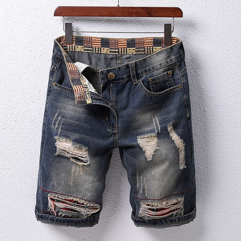 Pantalones cortos de retazos modernos y con estilo