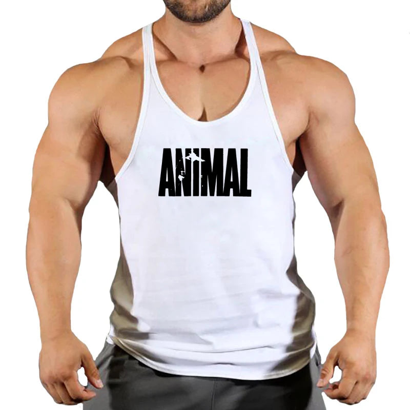 Summer Brand Fitness Tank Top Men Bodybuilding 2022 Gyms Clothing Fitness Men Shirt slim fit Vests pure cotton Singlets Muscle T