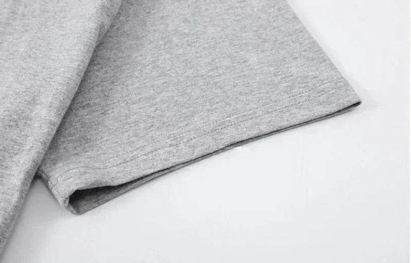 Men's T-Shirt 100% Cotton Oversized Hip Hop Streetwear  Vintage Breathable Fabric Outdoor Fitness Simple Stylish Summer Tops
