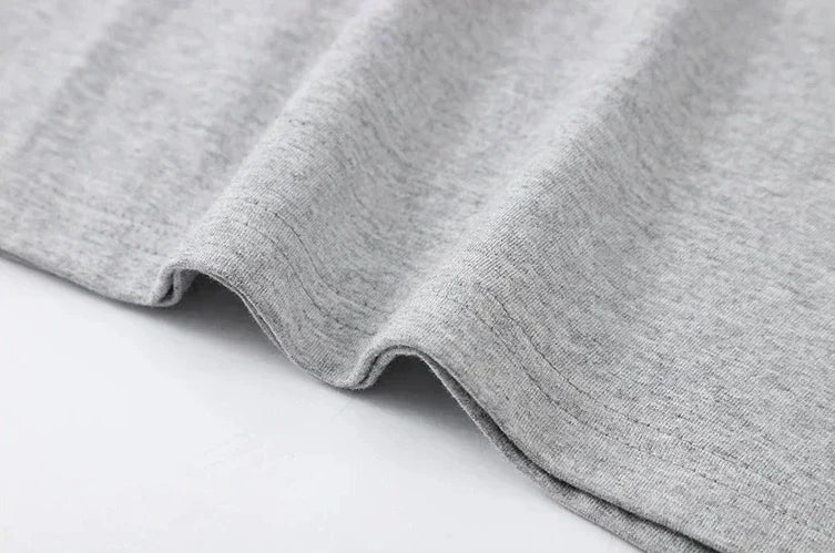 Men's T-Shirt 100% Cotton Oversized Hip Hop Streetwear  Vintage Breathable Fabric Outdoor Fitness Simple Stylish Summer Tops