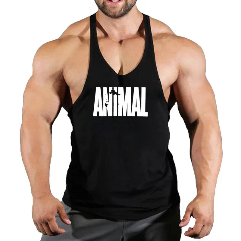 Summer Brand Fitness Tank Top Men Bodybuilding 2022 Gyms Clothing Fitness Men Shirt slim fit Vests pure cotton Singlets Muscle T