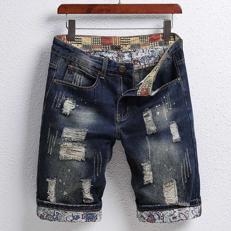 Pantalones cortos de retazos modernos y con estilo