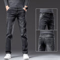 Pantalones vaqueros de mezclilla rectos y holgados para hombre, de moda de verano