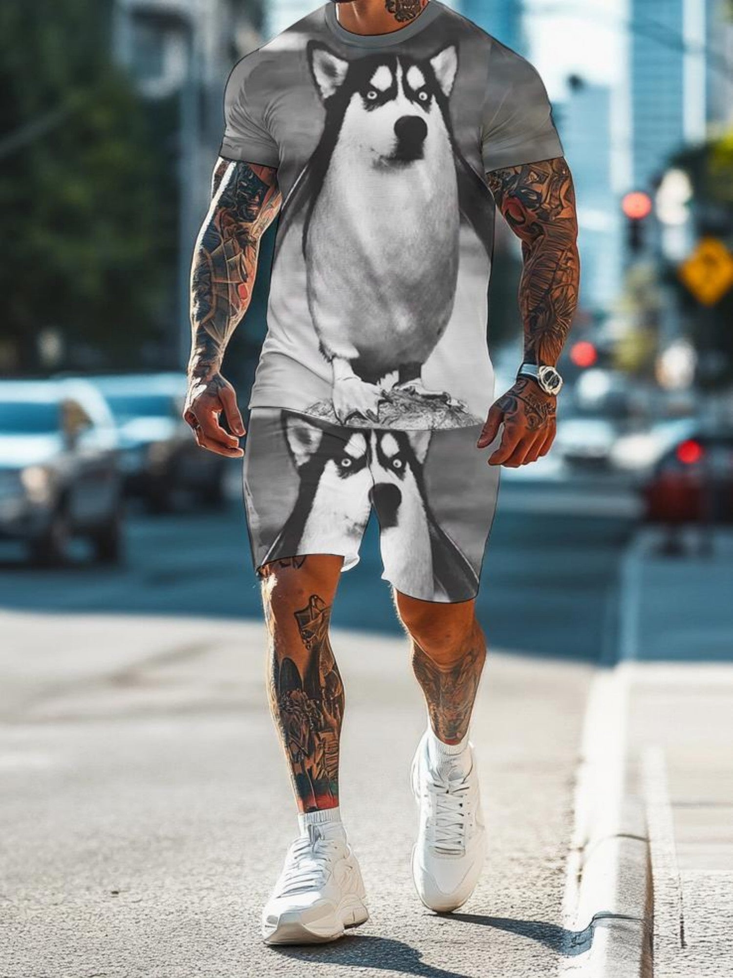 Traje deportivo informal para hombre