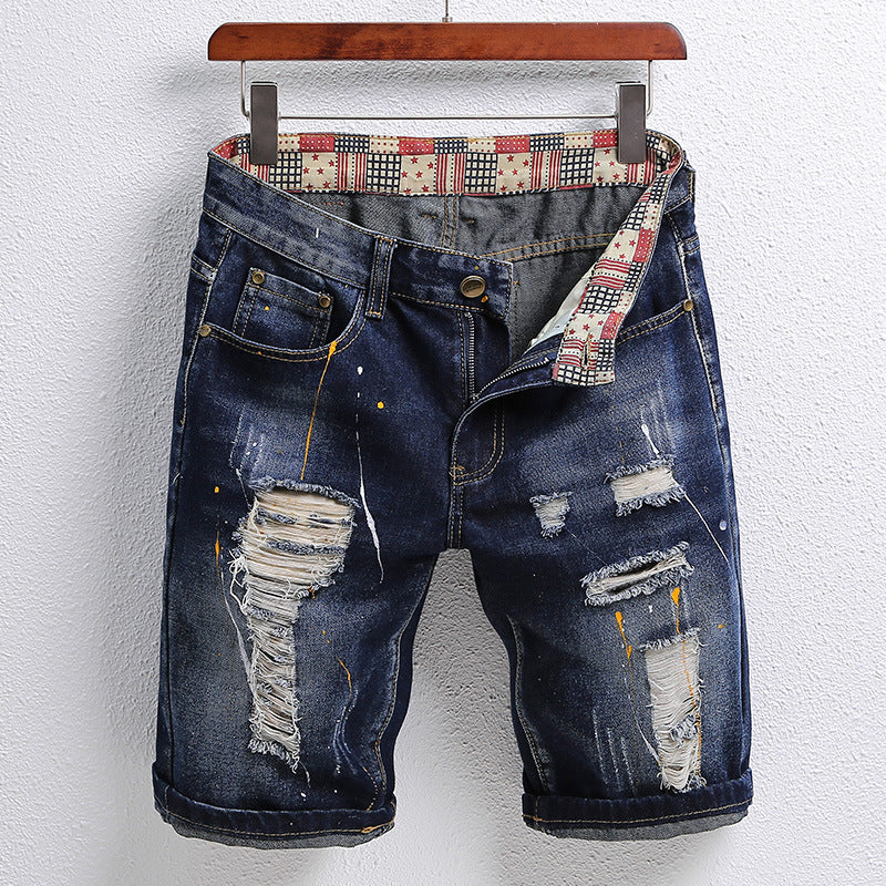 Pantalones cortos de retazos modernos y con estilo