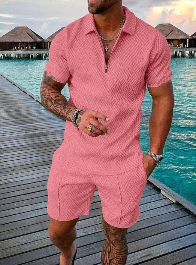 Traje informal de polo para hombre de moda europea y americana