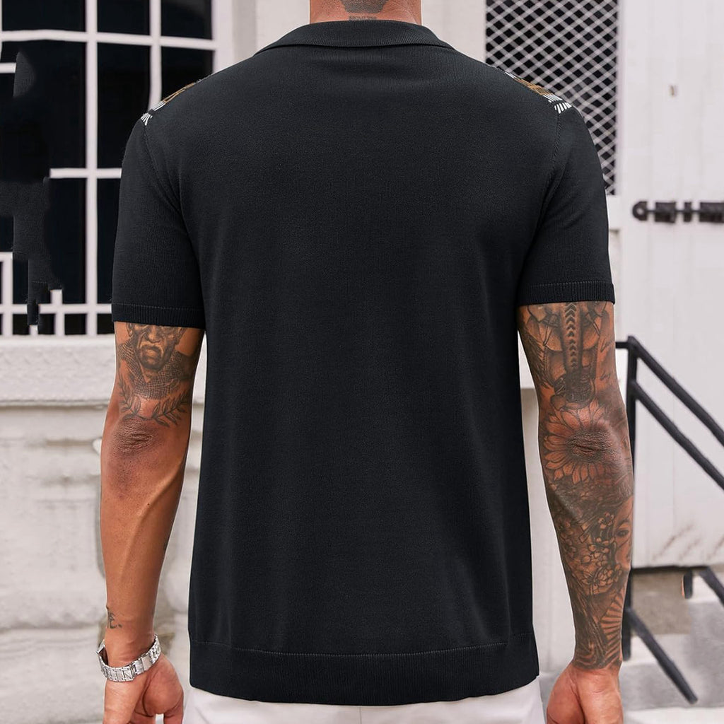 Suéter Jacquard Rayado Informal para Hombre